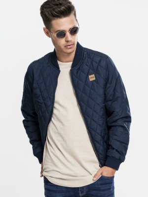 Мъжко пролетно-есенно яке Urban Classics в тъмносин цвят