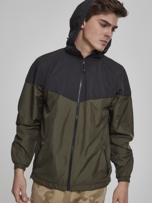 Мъжко спортно яке Urban Classics в черно и маслина