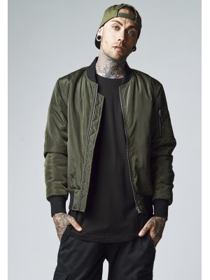 Мъжко яке тип бомбър Urban Classics darkolive/black