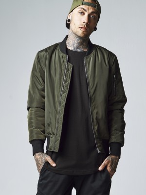 Мъжко яке тип бомбър Urban Classics darkolive/black
