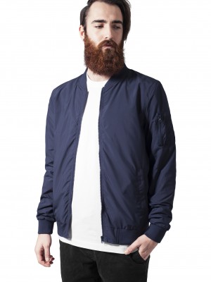 Мъжко яке тип бомбър Urban Classics в тъмносин цвят