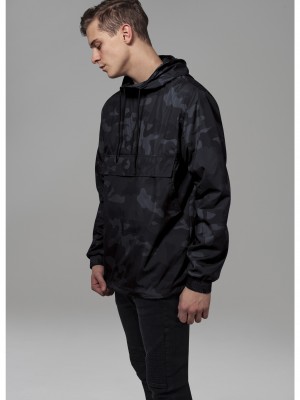 Мъжко яке ветровка в тъмен камуфлаж Urban Classics darkcamo