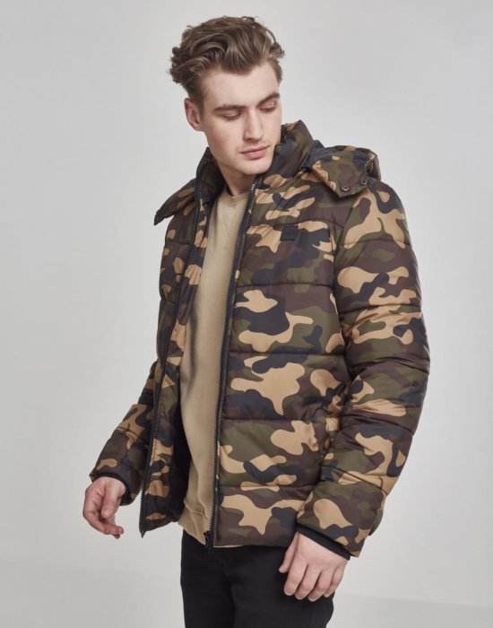 Мъжко зимно яке Urban Classics woodcamo, Urban Classics, Зимни якета - Complex.bg