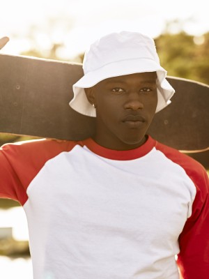 Шапка идиотка бял Flexfit