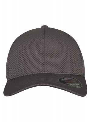 Шапка с козирка тъмносива Flexfit 3D Hexagon