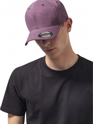 Шапка с козирка в бордо Melange Flexfit  Шапка с козирка в бордо Melange Flexfit