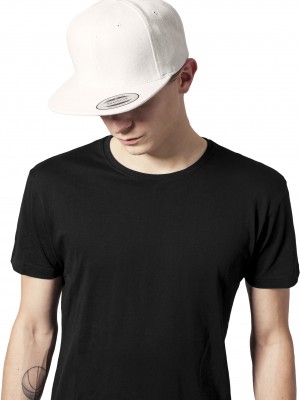 Шапка с козирка в бяло Melton Wool Snapback Шапка с козирка в бяло Melton Wool Snapback