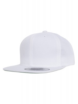 Шапка с козирка в бяло Pro-Style Twill Snapback Youth Cap 