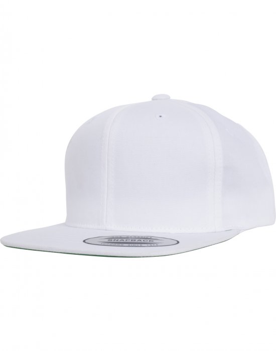 Шапка с козирка в бяло Pro-Style Twill Snapback Youth Cap, Urban Classics, Шапки с козирка - Complex.bg