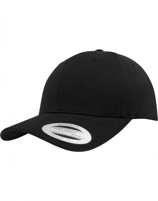 Шапка с козирка в черно Curved Classic Snapback, Urban Classics, Шапки с козирка - Complex.bg