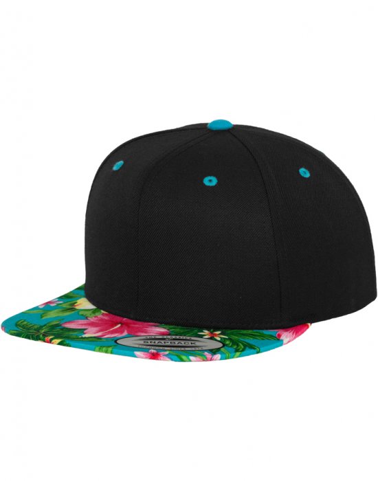 Шапка с козирка в черно Hawaiian Snapback, Urban Classics, Шапки с козирка - Complex.bg