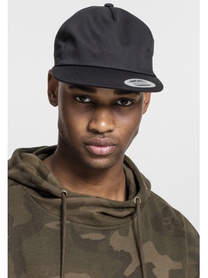 Шапка с козирка в черно Unstructured 5-Panel Snapback 