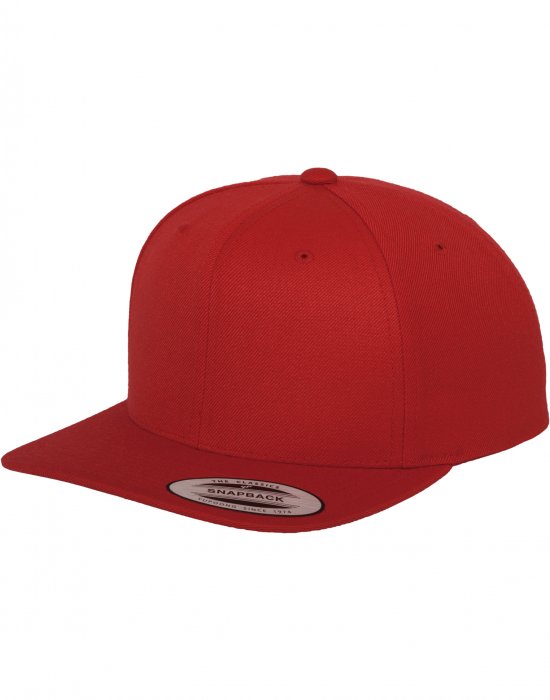 Шапка с козирка в червено Classic Snapback, Urban Classics, Шапки с козирка - Complex.bg