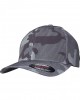 Шапка с козирка в камуфлажно сиво Flexfit Camo Stripe Cap, Urban Classics, Шапки с козирка - Complex.bg