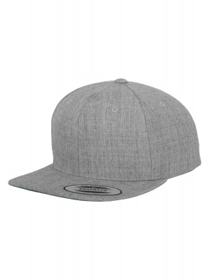 Шапка с козирка в сиво Classic Snapback   Шапка с козирка в сиво Classic Snapback