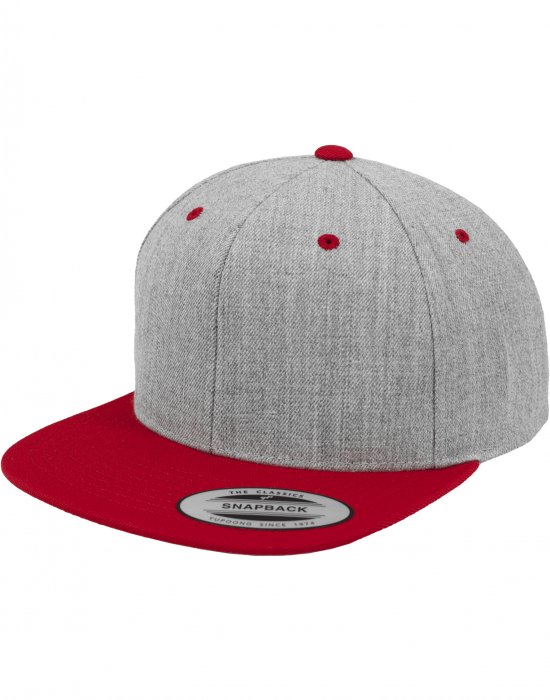 Шапка с козирка в сиво Classic Snapback 2-Tone, Urban Classics, Шапки с козирка - Complex.bg