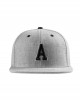 Шапка с козирка в сиво Letter Snapback A, Urban Classics, Шапки с козирка - Complex.bg