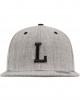 Шапка с козирка в сиво Letter Snapback L, Urban Classics, Шапки с козирка - Complex.bg