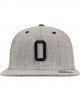 Шапка с козирка в сиво Letter Snapback O, Urban Classics, Шапки с козирка - Complex.bg