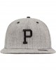 Шапка с козирка в сиво Letter Snapback P, Urban Classics, Шапки с козирка - Complex.bg