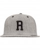 Шапка с козирка в сиво Letter Snapback R, Urban Classics, Шапки с козирка - Complex.bg