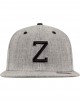 Шапка с козирка в сиво Letter Snapback Z, Urban Classics, Шапки с козирка - Complex.bg