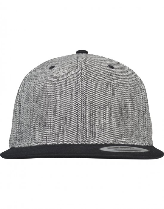 Шапка с козирка в сиво Solid Snapback, Urban Classics, Шапки с козирка - Complex.bg