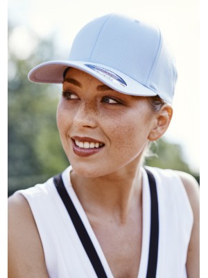 Шапка с козирка в светлосиньо Flexfit Wooly Combed Carolina