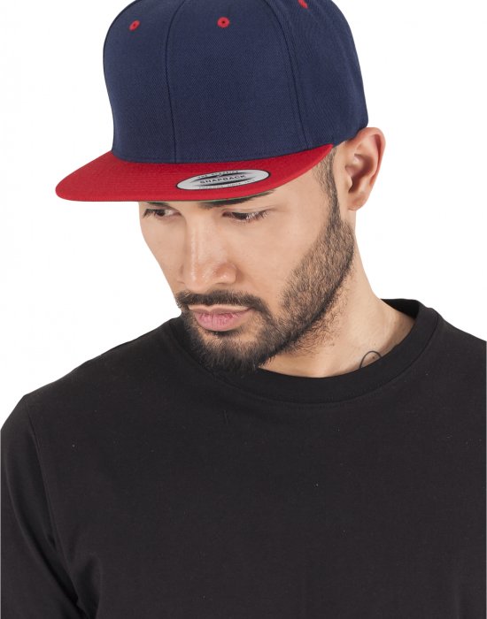 Шапка с козирка в тъмносиньо Classic Snapback 2-Tone, Urban Classics, Шапки с козирка - Complex.bg