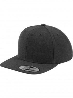 Шапка с козирка в тъмносиво Classic Snapback
