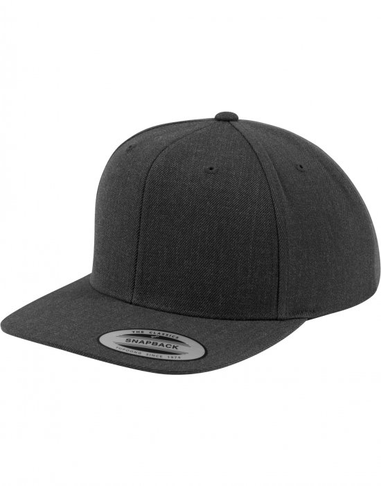 Шапка с козирка в тъмносиво Classic Snapback, Urban Classics, Шапки с козирка - Complex.bg