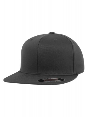 Шапка с козирка в тъмносиво Flexfit Flat Visor 