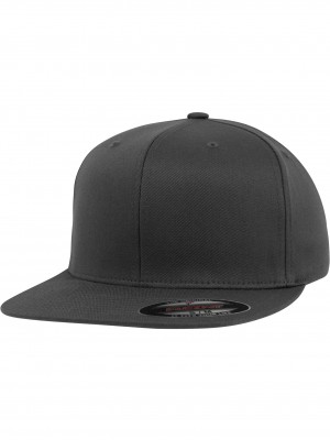 Шапка с козирка в тъмносиво Flexfit Flat Visor  Шапка с козирка в тъмносиво Flexfit Flat Visor