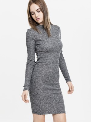 Сива рокля рипс Urban Classics