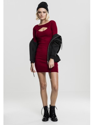 Тъмночервена мини рокля Urban Classics