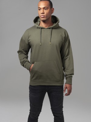 Уголемен мъжки суичър цвят маслина Oversized Urban Classics