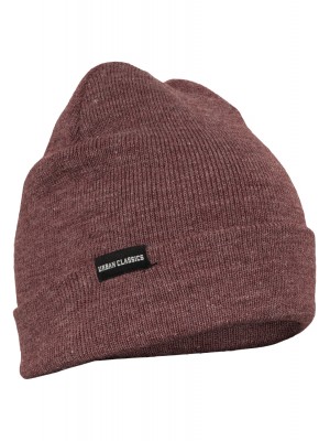 Зимна шапка Бийни Urban Classics Beanie TB811 burgundy melange