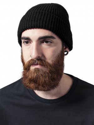 Зимна шапка бийни Urban Classics Beanie в черен цвят