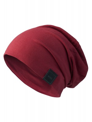 Зимна тъмночервена шапка бийни MSTRDS Beanie maroon
