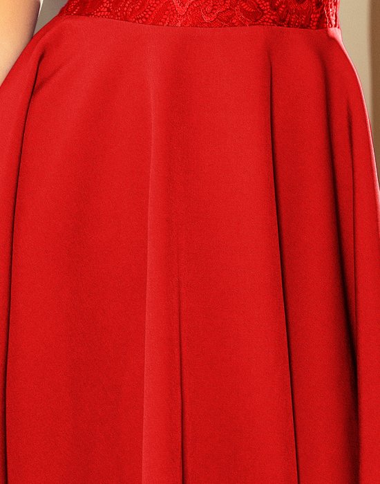 Елегантна мини рокля в червено 157-8, Numoco, Къси рокли - Complex.bg
