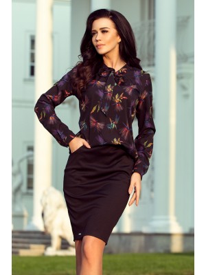 Черна дамска блуза 140-10