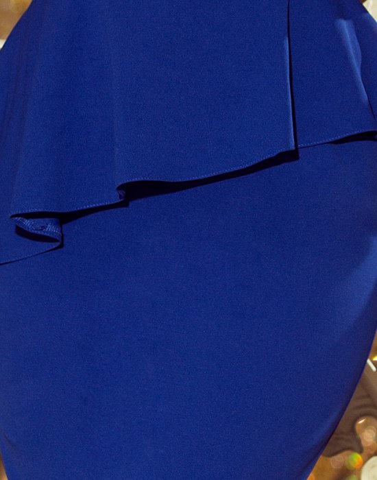 Елегантна миди рокля в син цвят 192-7, Numoco, Миди рокли - Complex.bg
