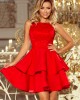Елегантна червена рокля 205-1, Numoco, Къси рокли - Complex.bg