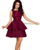 Елегантна рокля в цвят бордо 205-2, Numoco, Къси рокли - Complex.bg