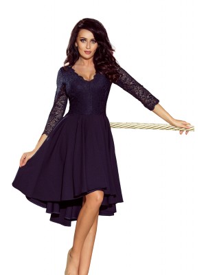 Елегантна асиметрична миди рокля 210-2