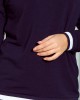 Дамска блуза с дълъг ръкав в тъмносиньо 222-1, Numoco, Блузи / Топове - Complex.bg