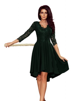 Елегантна асиметрична миди рокля 210-3