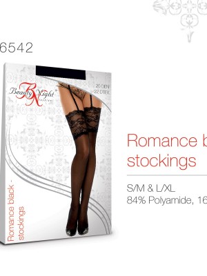 Фини червени 7/8 чорапи Romance cherry