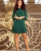 Красива рокля в зелен цвят 228-2, Numoco, Къси рокли - Complex.bg