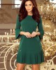 Красива рокля в зелен цвят 228-2, Numoco, Къси рокли - Complex.bg